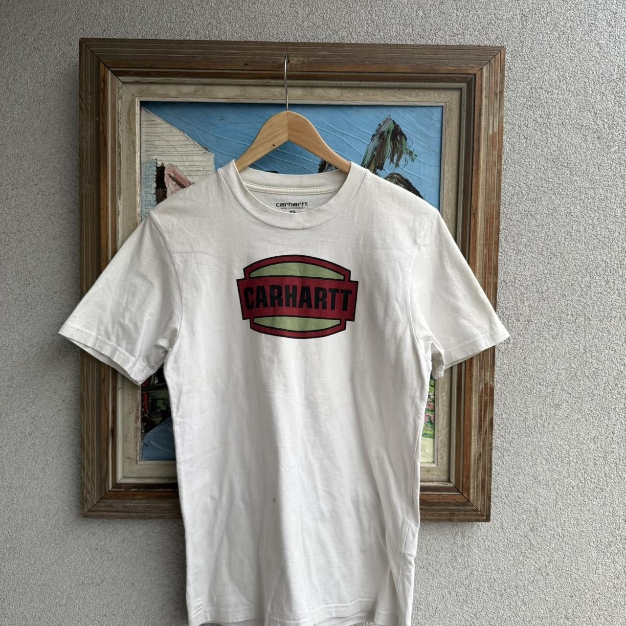 Carhartt Carhartt Logo T shirt White WIP Size US XS / EU 42 / 0 - 3 Thumbnail