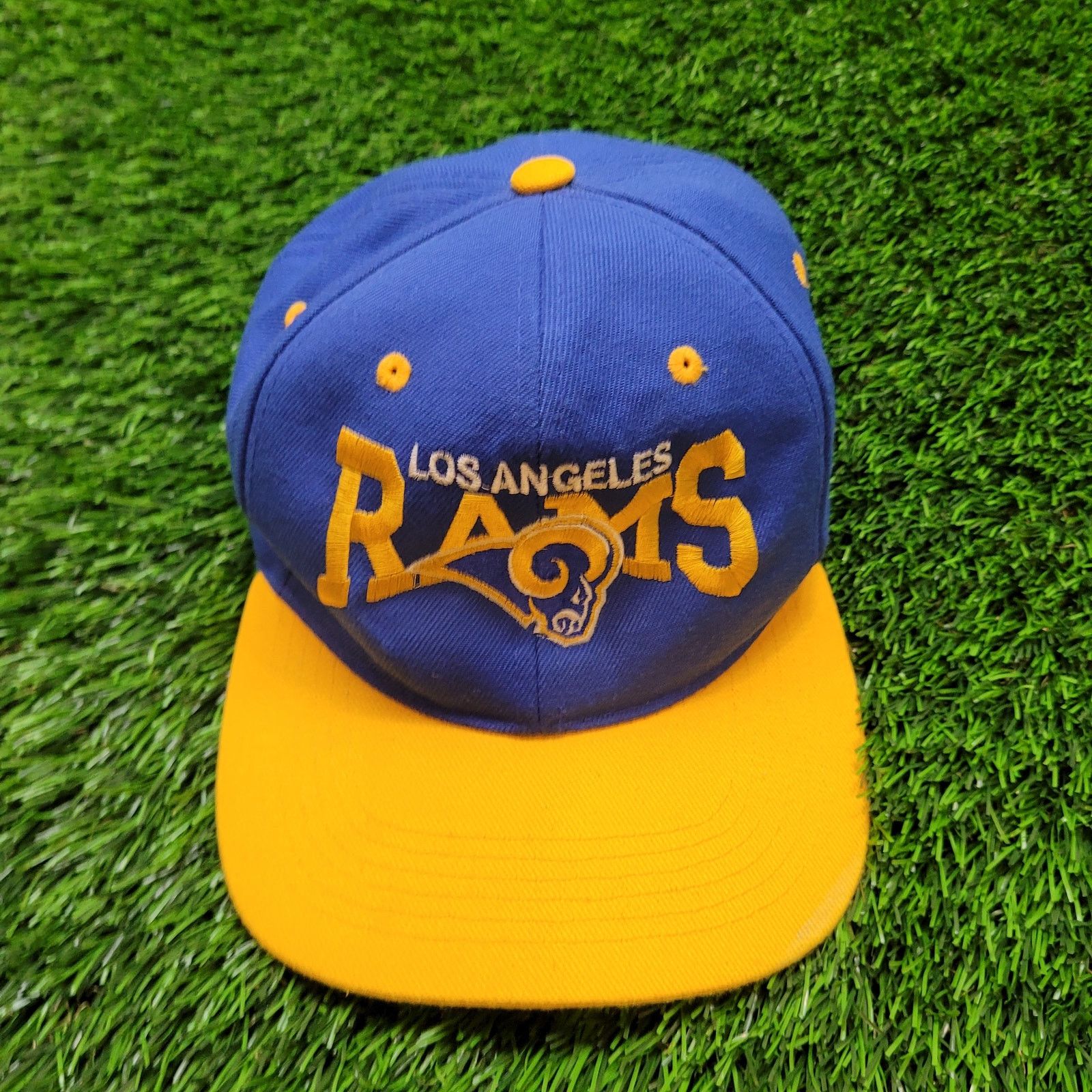 Other LA Rams Snapback Hat Flat Brim Retro Style Football Cap Size ONE SIZE - 1 Thumbnail
