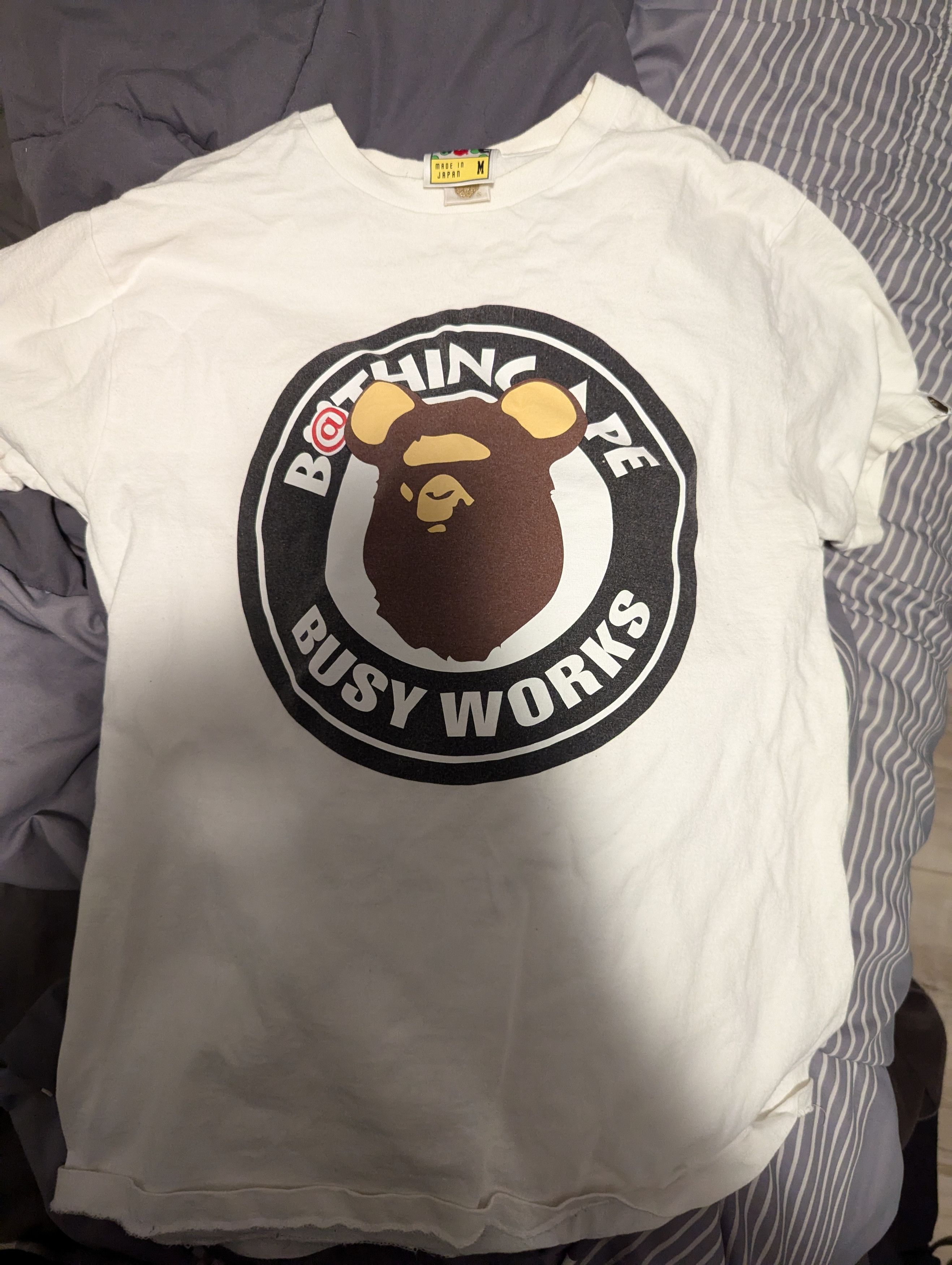 Bape Bape x Medicom Be@rbrick Busy Works Tee Size US M / EU 48-50 / 2 - 1 Thumbnail