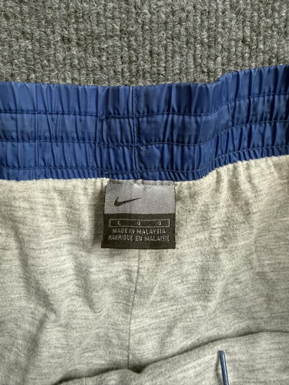 Nike Y2K Nike Baggy Wide Leg Nylon Insulated Trackpants Blue L Size US 34 / EU 50 - 5 Thumbnail
