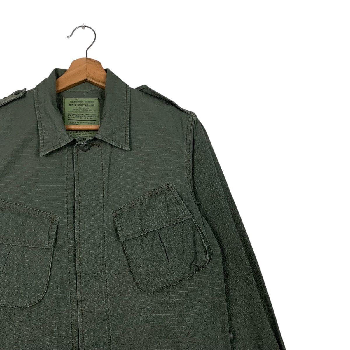 Alpha Industries × Vintage ☀️Vintage Alpha Industries military jacket Size US M / EU 48-50 / 2 - 5 Thumbnail