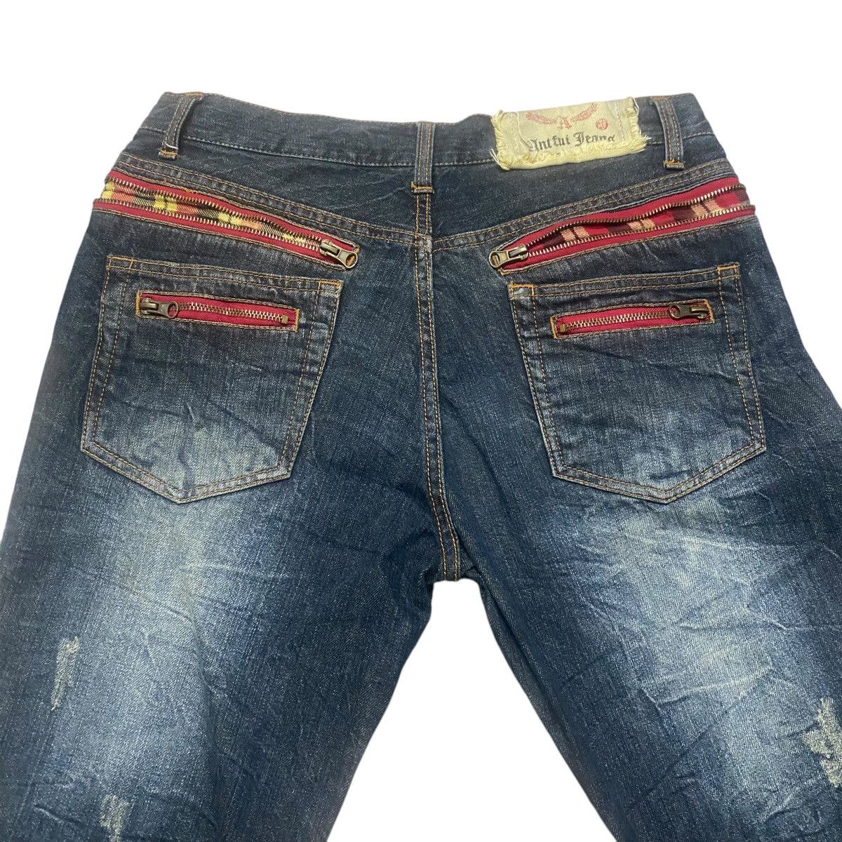 Japanese Brand Antfui Denim Zipper Jeans Size US 32 / EU 48 - 10 Thumbnail