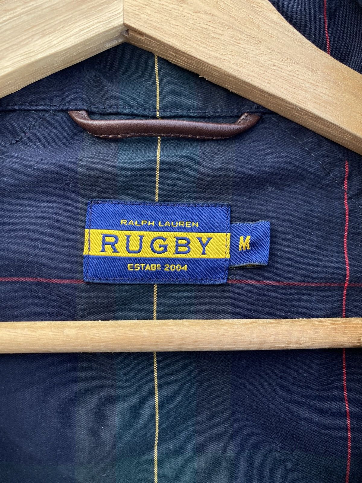 Ralph Lauren Vintage Polo Ralph Lauren Plaid Waxed Twill Balmacaan Coat Size US M / EU 48-50 / 2 - 12 Thumbnail