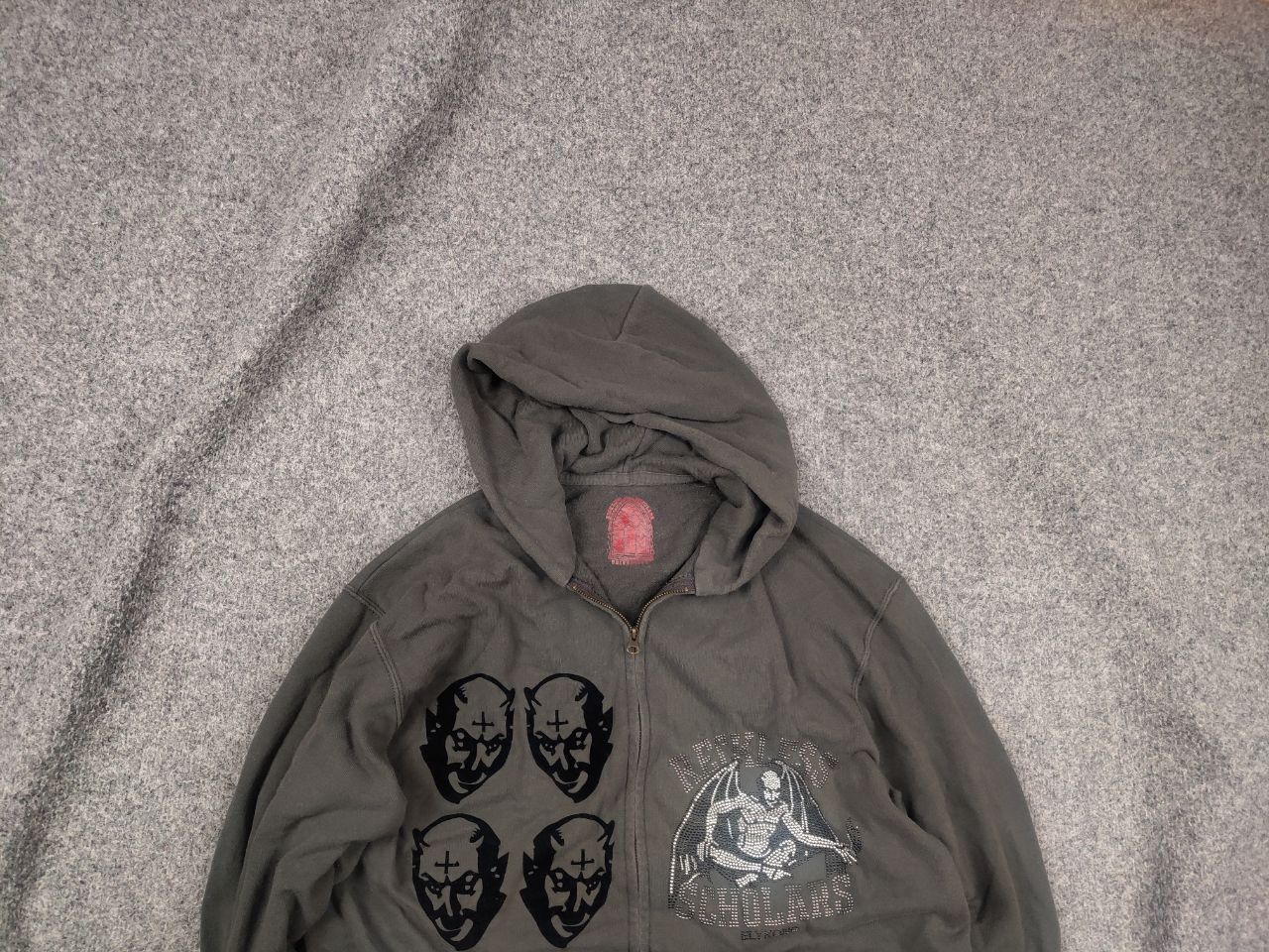 Reckless Scholars Rare Vintage Reckless Scholars University Zip Hoodie LGB Size US M / EU 48-50 / 2 - 2 Thumbnail