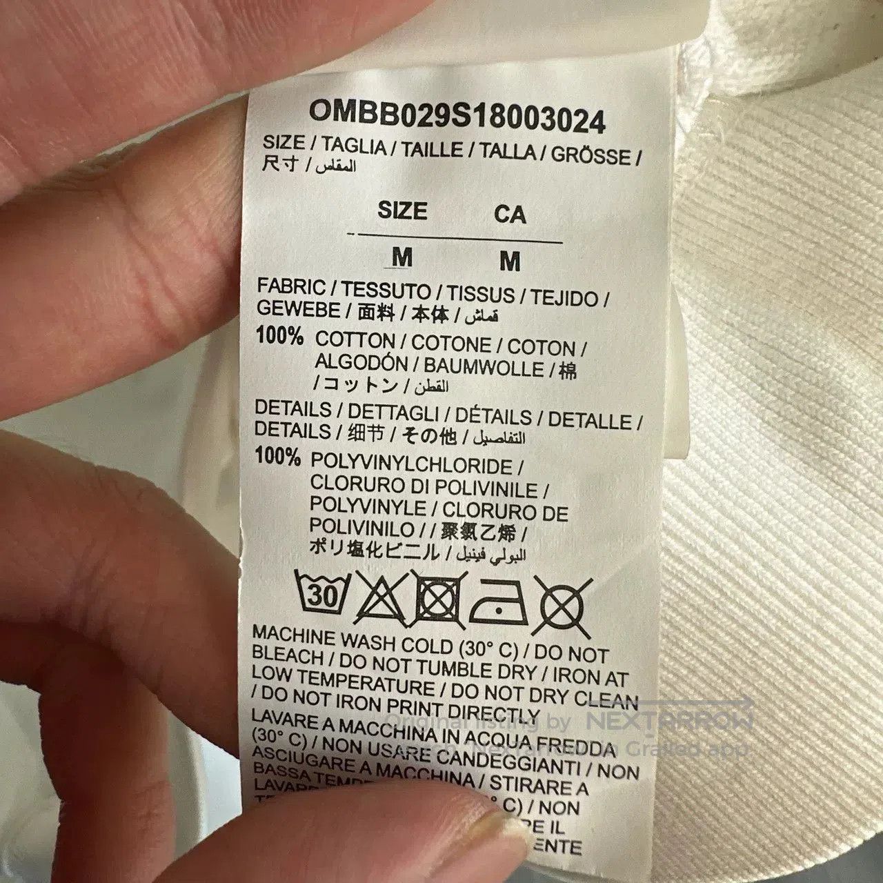 Off-White off white caution tape hooded sweatshirt. Size M / US 6-8 / IT 42-44 - 4 Thumbnail
