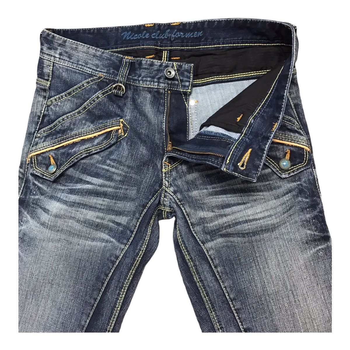 If Six Was Nine × Japanese Brand × Le Grande Bleu (L.G.B.) Flare Nicole Club For Men Denim Pant Size US 32 / EU 48 - 4 Thumbnail