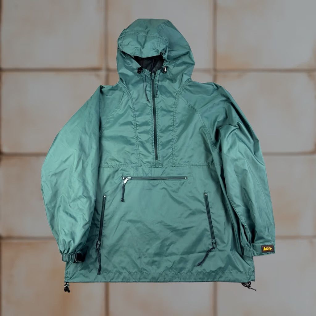 Vintage VINTAGE REI Co Op Jacket Windbreaker USA Anorak Nylon Zip Green S Adults Mens 80s Guardsman Windbreaker, Hiking Size US S / EU 44-46 / 1 - 1 Thumbnail