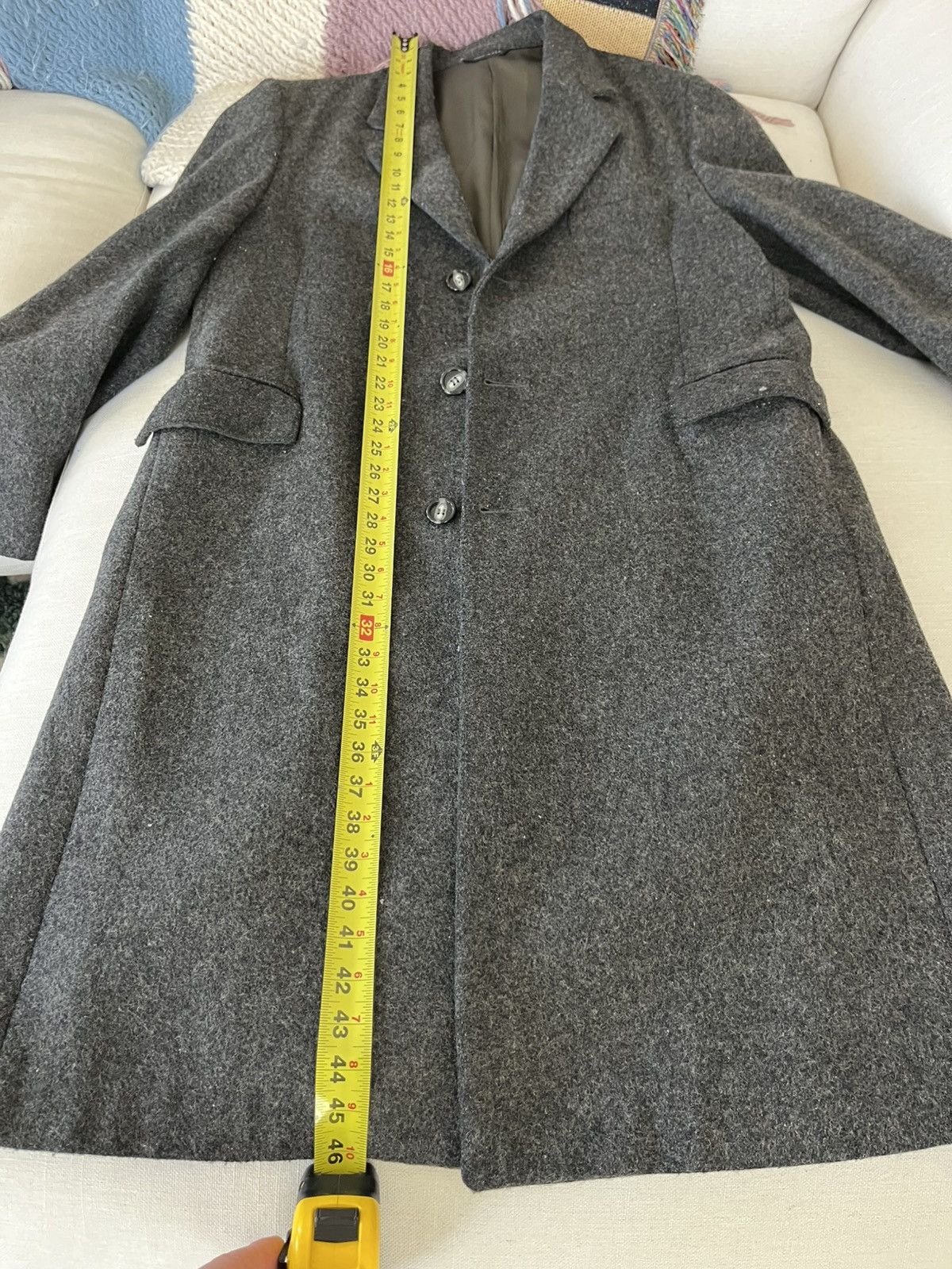 Vintage Vintage Gray Wool American Male Overcoat Size US L / EU 52-54 / 3 - 12 Thumbnail