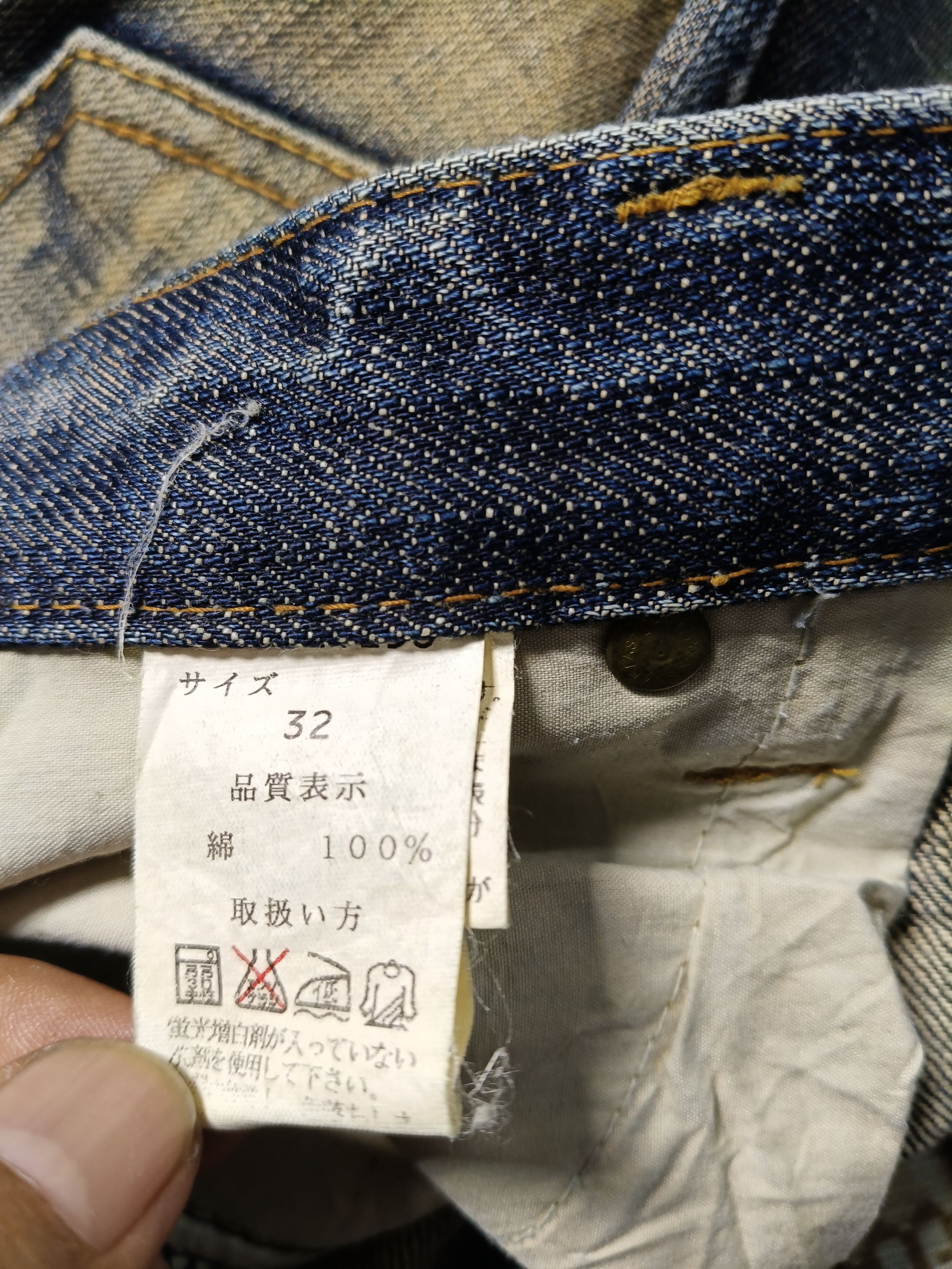 Ego Tripping Low Rise Straight Denim Vintage Look Size US 32 / EU 48 - 10 Thumbnail