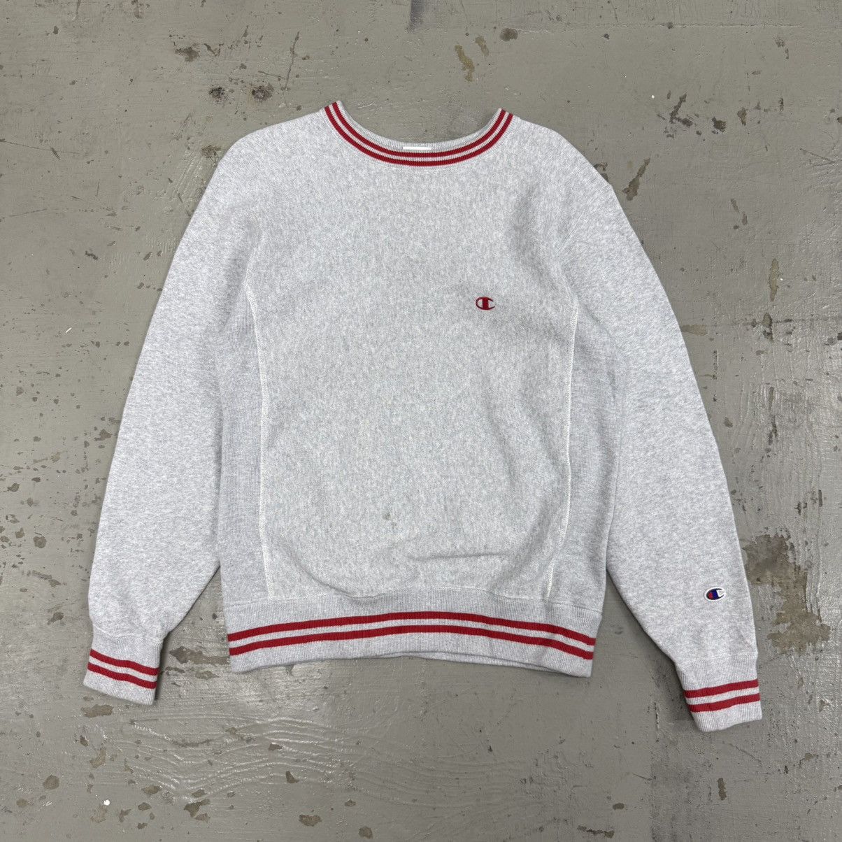 トップス 80s Champion Reverse Weave Vintage 80s Champion Reverse Weave Red Crewneck Sweatshirt