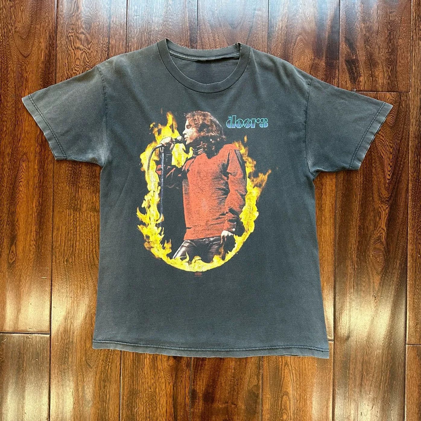 Vintage The Doors Vintage 90s Faded Tee Size US M / EU 48-50 / 2 - 1 Thumbnail
