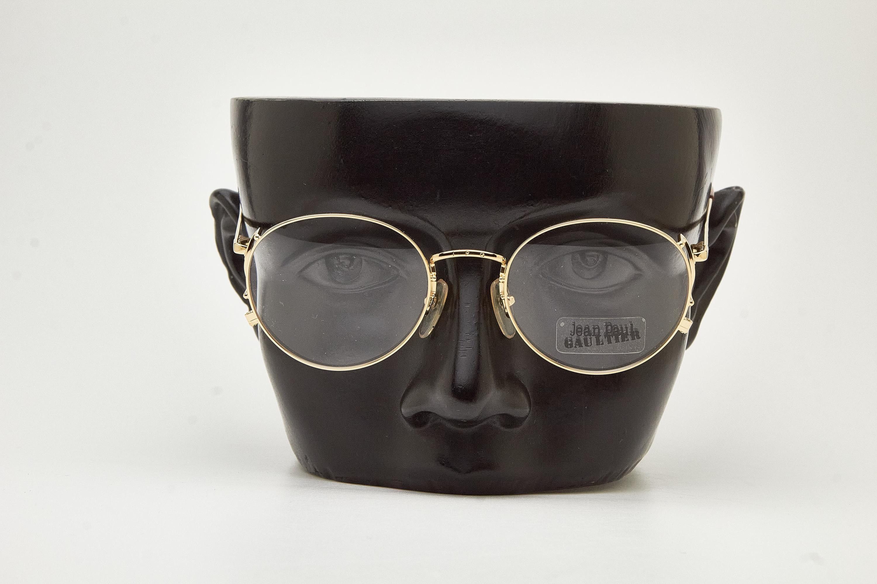 Jean Paul Gaultier JEAN PAUL GAULTIER 55-3178 22k Gold Plated Frame Size ONE SIZE - 3 Thumbnail