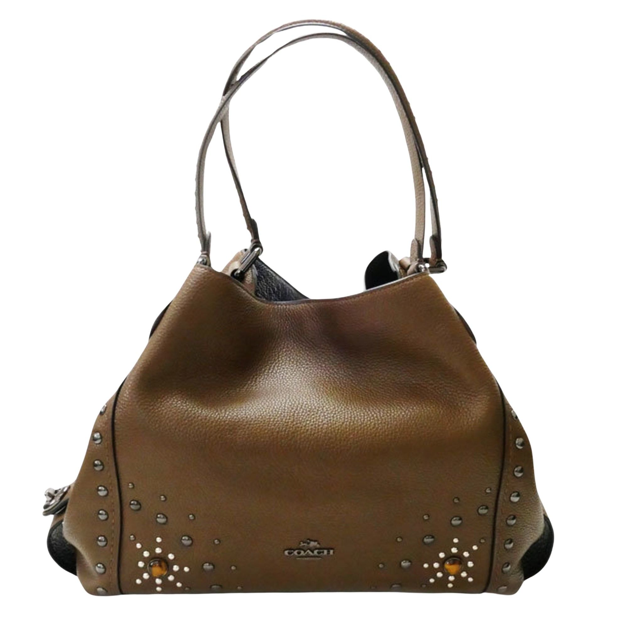 image of Coach Edie Shoulder in Brown, Women's