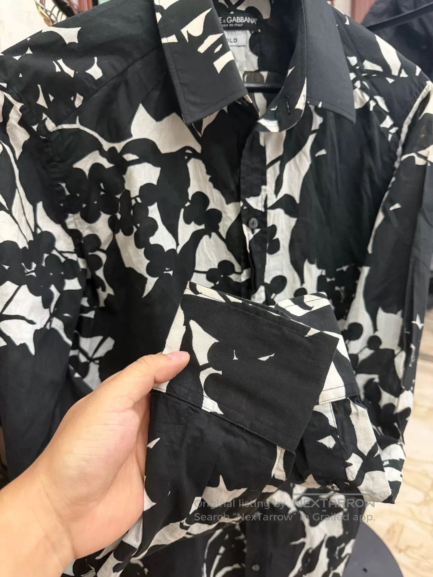 Dolce & Gabbana Dolce & Gabbana Men's Floral Shirt. Size US XXS / EU 40 - 7 Thumbnail