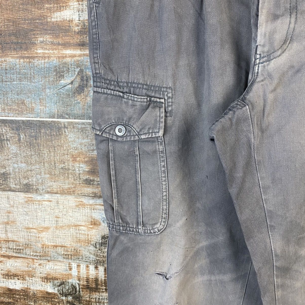 Japanese Brand DL Xebec Brown Cargo Multipocket Pants #C966 Size US 31 - 10 Thumbnail