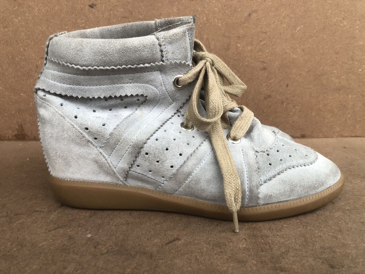 Isabel Marant Isabel Marant Wedge Blue Suede Size 39 UK6 US9 Size US 9 / IT 39 - 3 Thumbnail