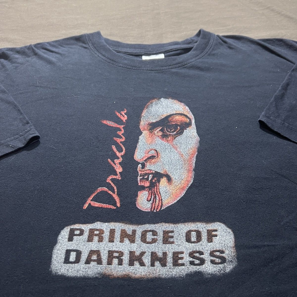 Expert Horror Vintage Y2K Dracula Vampire Tee Faded horror movie Size US XXL / EU 58 / 5 - 1 Thumbnail