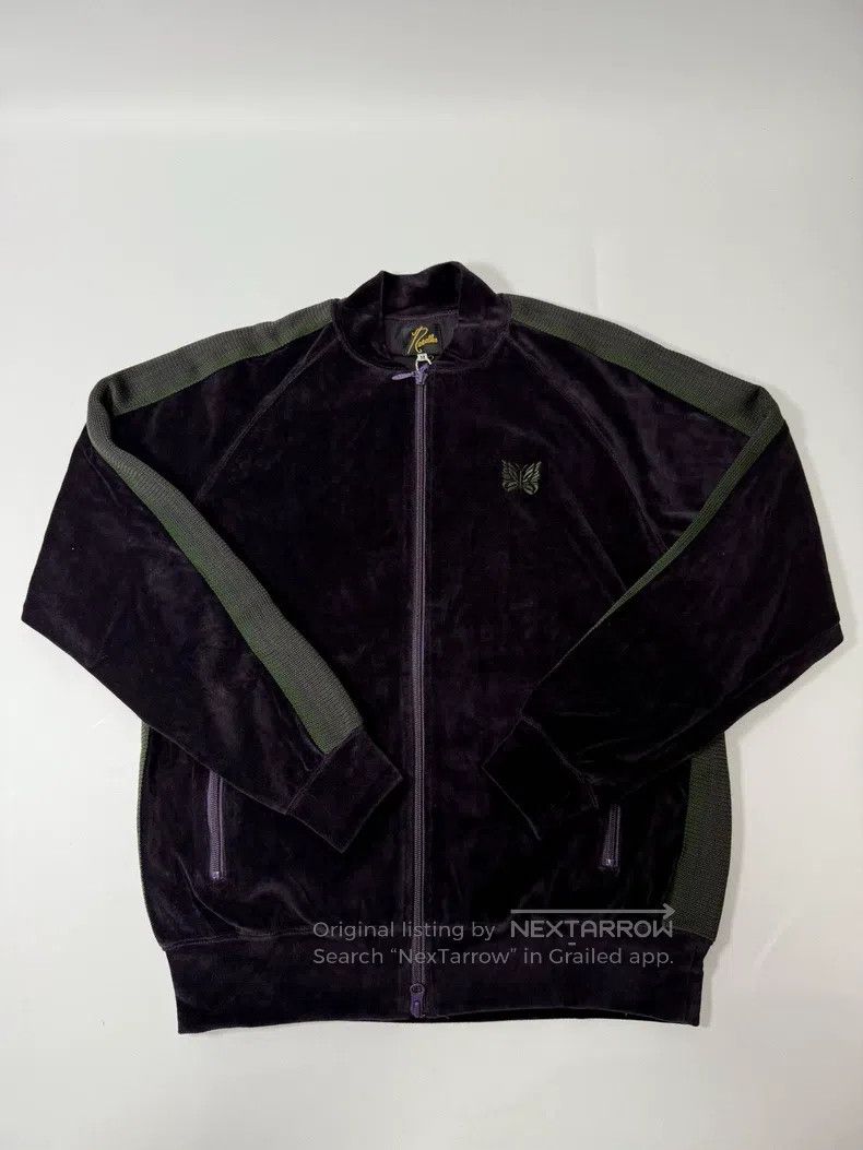 Needles Needles Butterfly velvet purple green coat Size US M / EU 48-50 / 2 - 4 Thumbnail