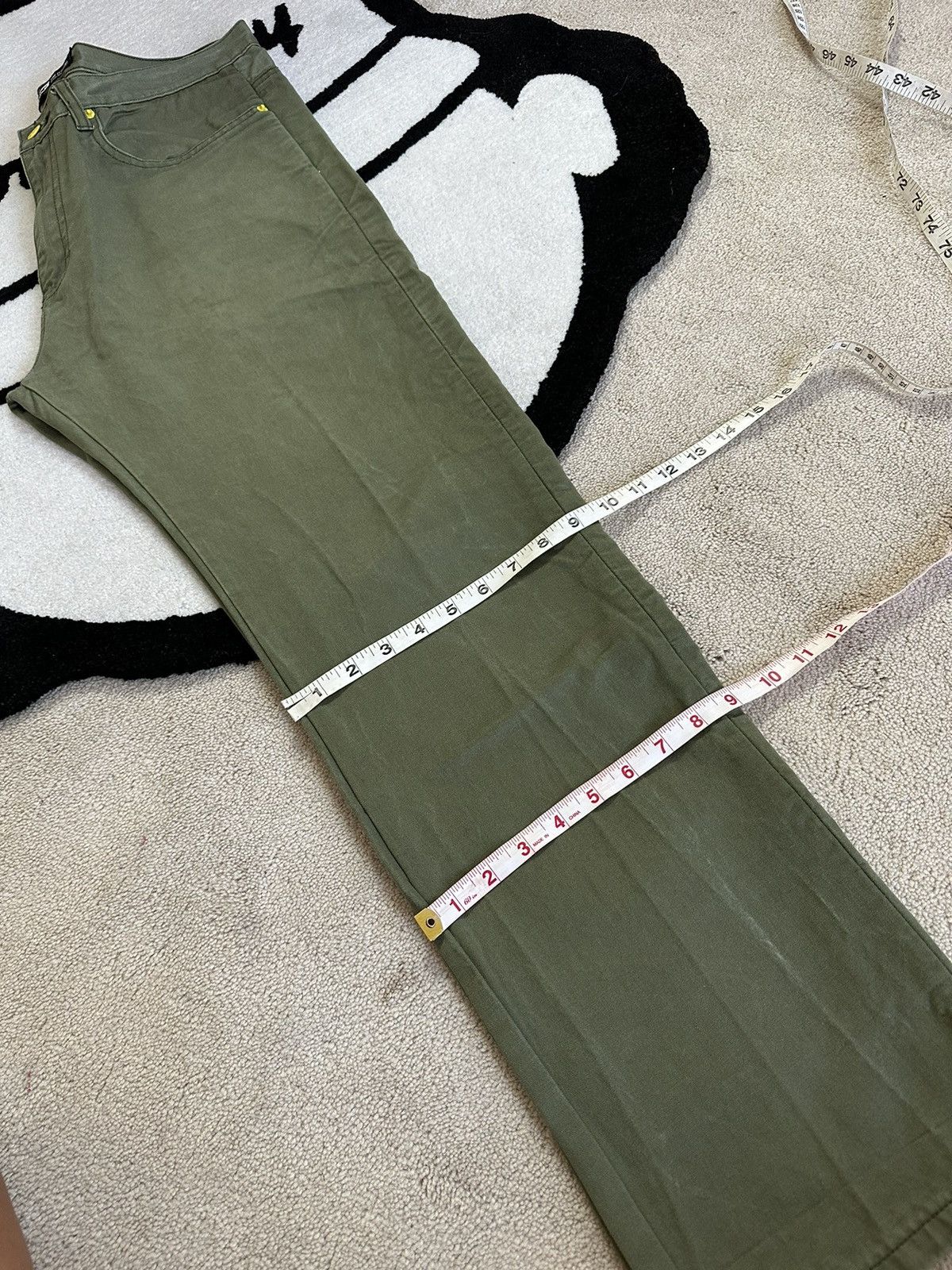 Japanese Brand × X-LARGE X-Large Clothing Brand Pocket Logo Olive Green Very Rare Size US 34 / EU 50 - 9 Thumbnail