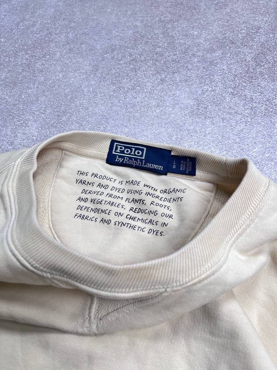 Polo Ralph Lauren Vintage Polo Ralph Lauren Organic Boxy Sweatshirt L Size US L / EU 52-54 / 3 - 4 Thumbnail