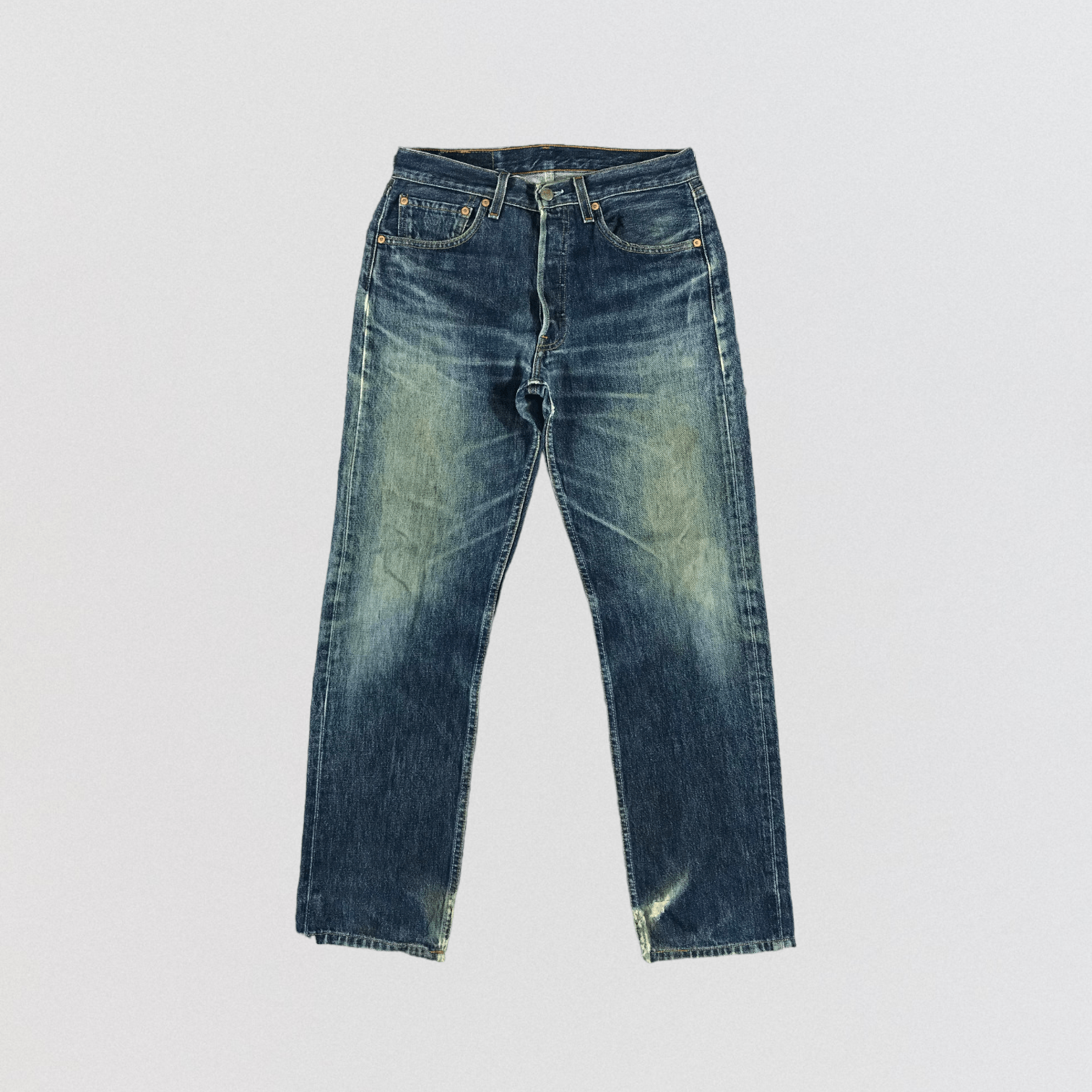 Levi's Vintage 90s Blue Wash Levis 501 Jeans-JM3027 Size US 31 - 1 Thumbnail