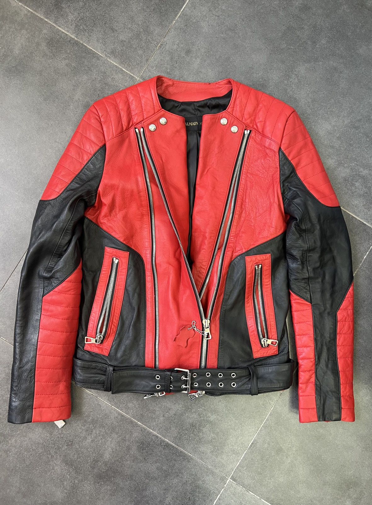 Balmain AW15 Balmain x h&m runaway biker jacket Size US S / EU 44-46 / 1 - 2 Thumbnail