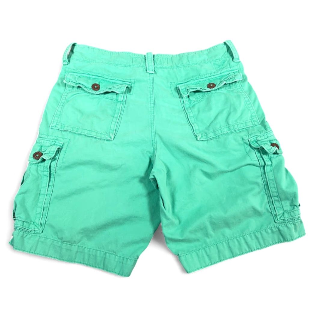 American Eagle Outfitters American Eagle Outfitters Cargo Shorts Mens 34 Green Cotton Canvas Outdoor Logo Cargo Pockets 10in Inseam Size US 34 / EU 50 - 2 Thumbnail