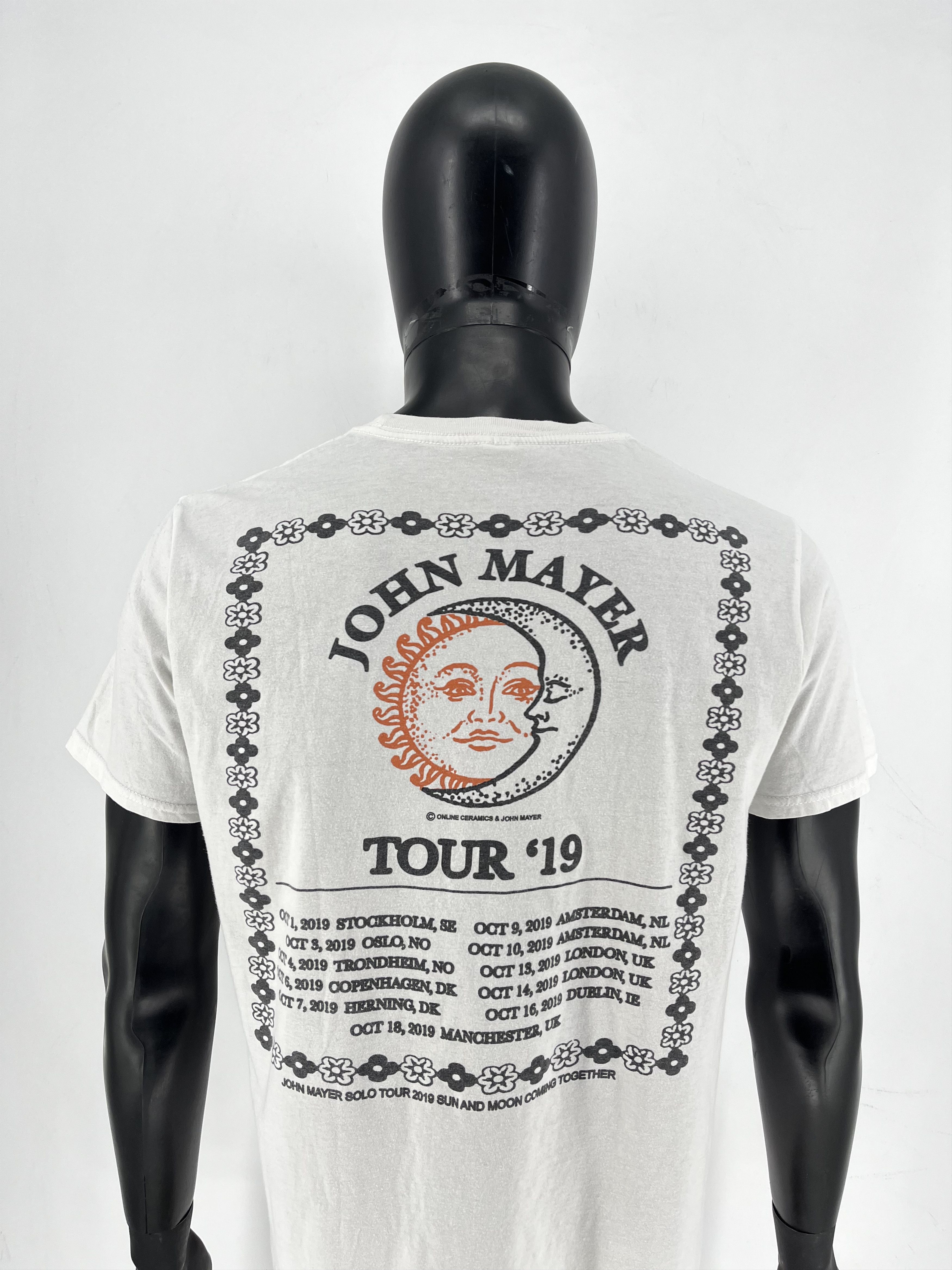 Band Tees John Mayer Tour Shirt Adult White Music Concert Y2K Size US L / EU 52-54 / 3 - 1 Thumbnail