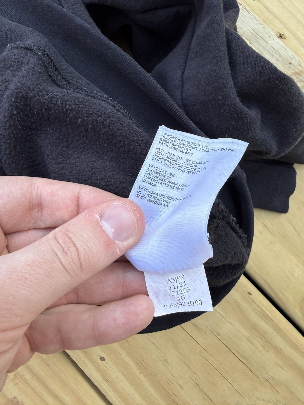 The North Face The North Face Black Hoodie AW21 Size US M / EU 48-50 / 2 - 5 Thumbnail
