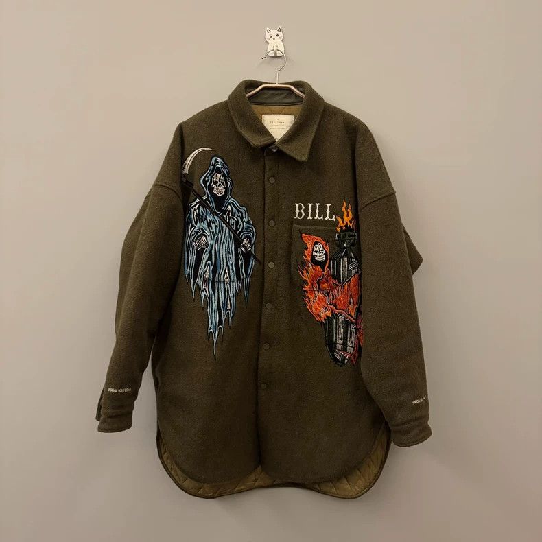 READYMADE READYMADE x WARREN LOTAS Wool Coat - dmc Size US L / EU 52-54 / 3 - 1 Thumbnail