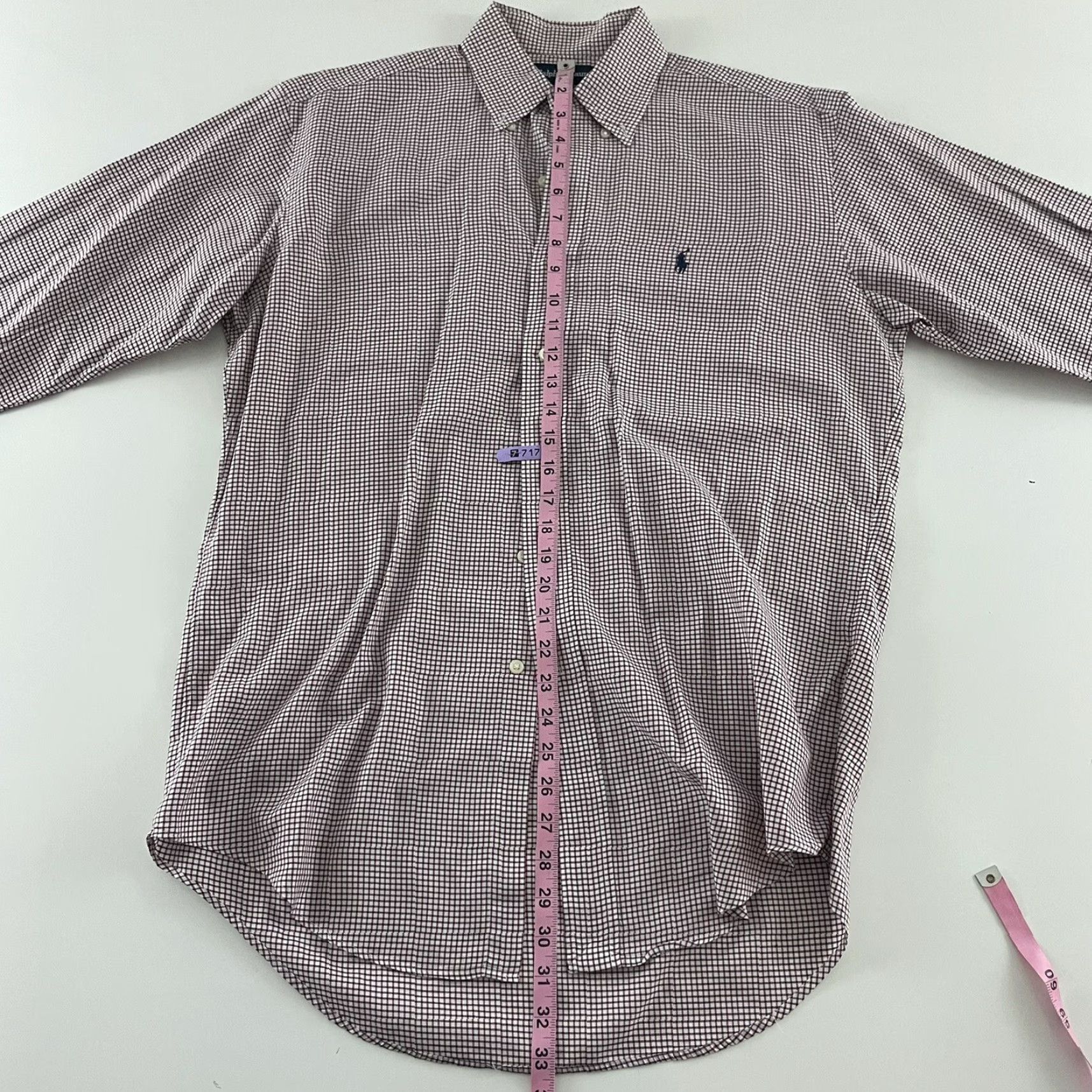 Polo Ralph Lauren Polo Ralph Lauren Shirt Plaid Long Sleeve Dress Shirt Mens 15 32-33 Multicolor Long Sleeve Button Front Yarmouth Size US M / EU 48-50 / 2 - 6 Thumbnail