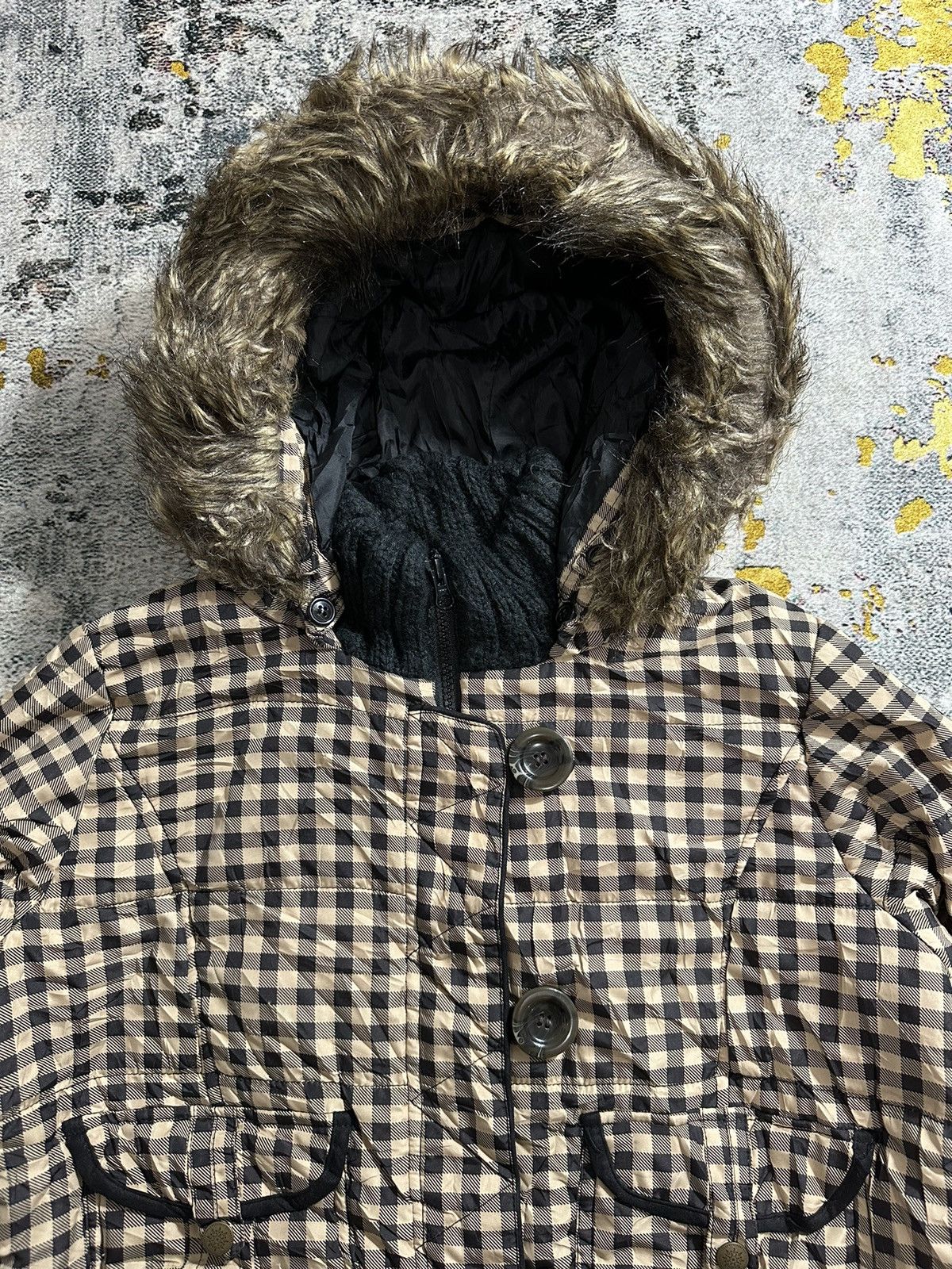 If Six Was Nine THEORIA FUR TARTAN JACKET IF SIX WAS NINE LGB STYLE Size US M / EU 48-50 / 2 - 4 Thumbnail