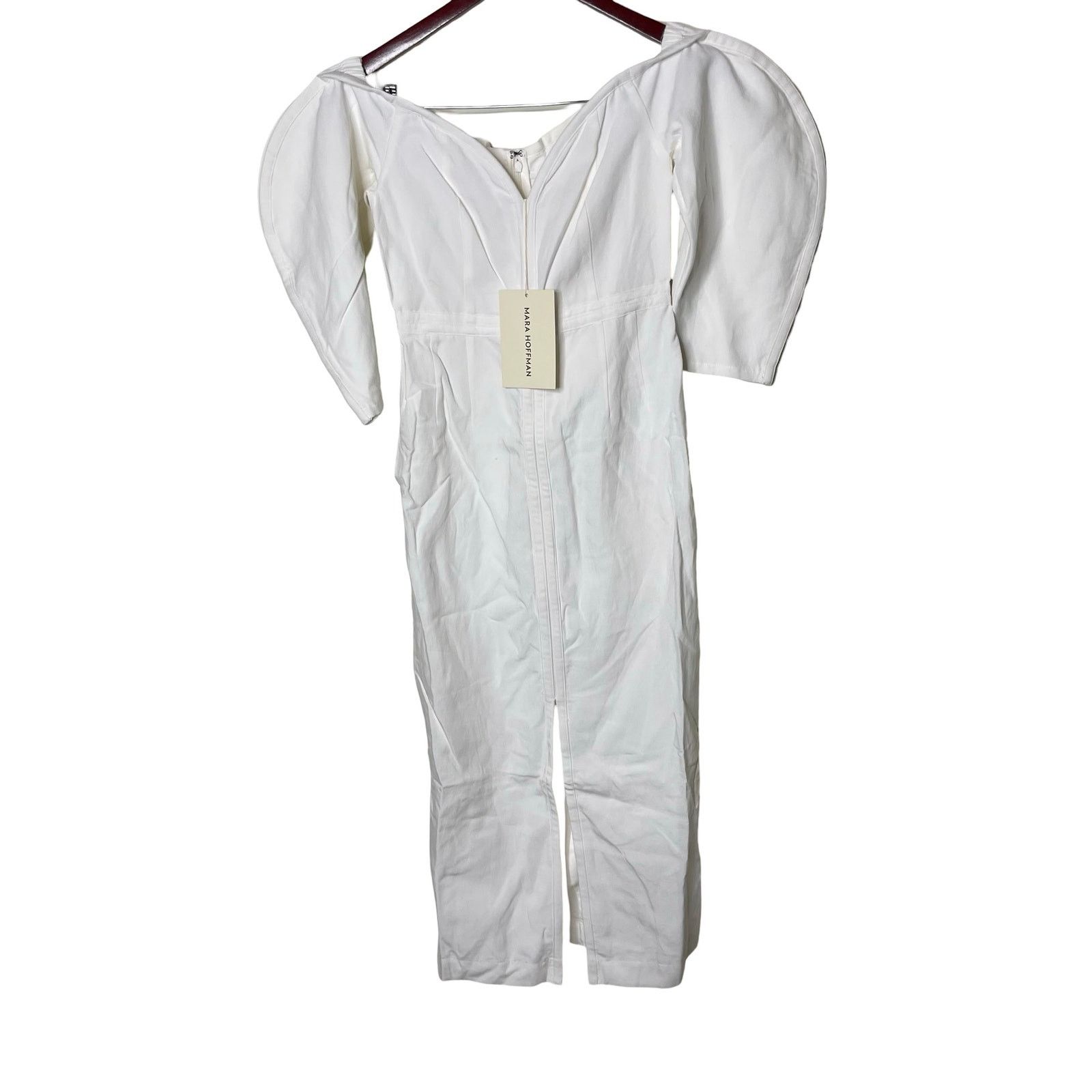 Mara Hoffman Mara Hoffman Leonara off-the-shoulder Lyocell linen dress 0 Size XS / US 0-2 / IT 36-38 - 3 Thumbnail