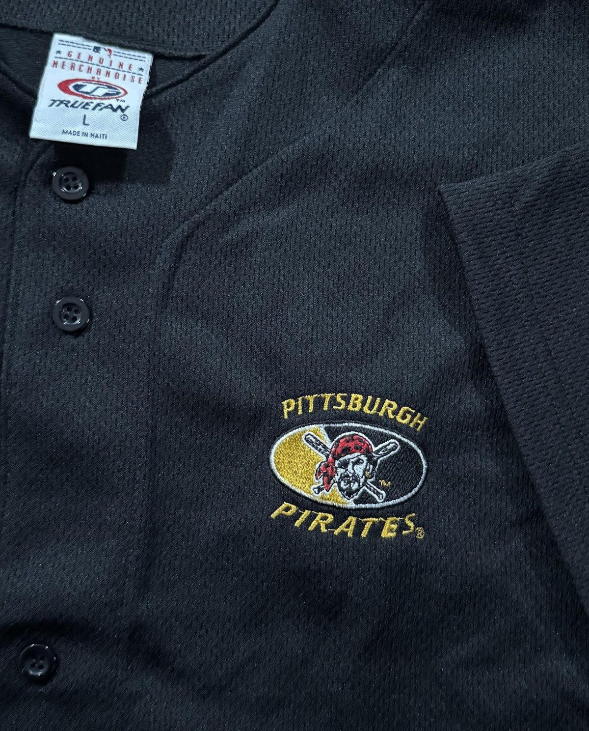 Vintage Vintage True Fan Pittsburgh Pirates Jersey (Size L) Size US L / EU 52-54 / 3 - 2 Thumbnail