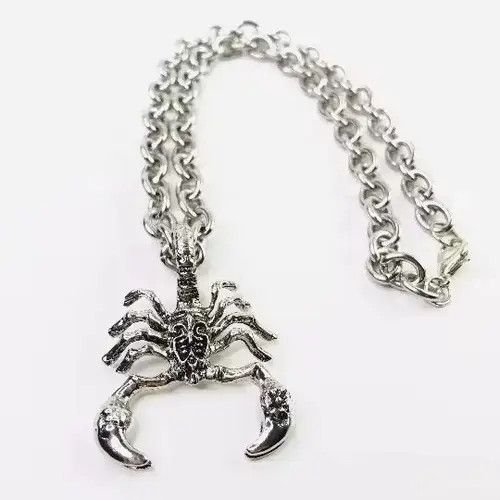 Handmade Chunky Scorpion Necklace Stainless Steel Size ONE SIZE - 1 Thumbnail