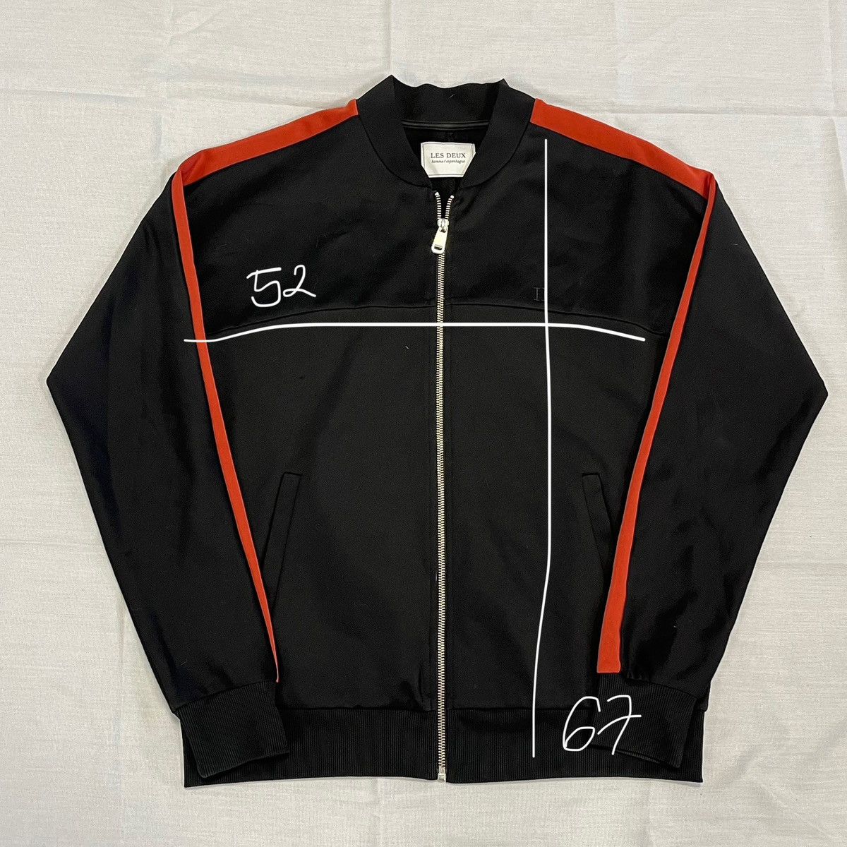 Les Deux Les Deux Black and orange track jacket sweatshirt zip Size US S / EU 44-46 / 1 - 2 Thumbnail