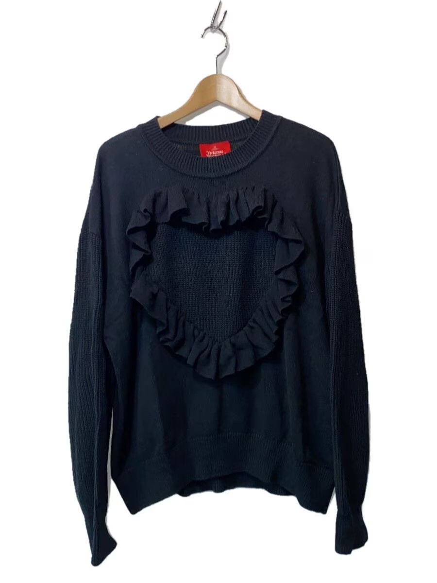 Vivienne Westwood Heart Frill Knit Sweater Size L / US 10 / IT 46 - 1 Thumbnail