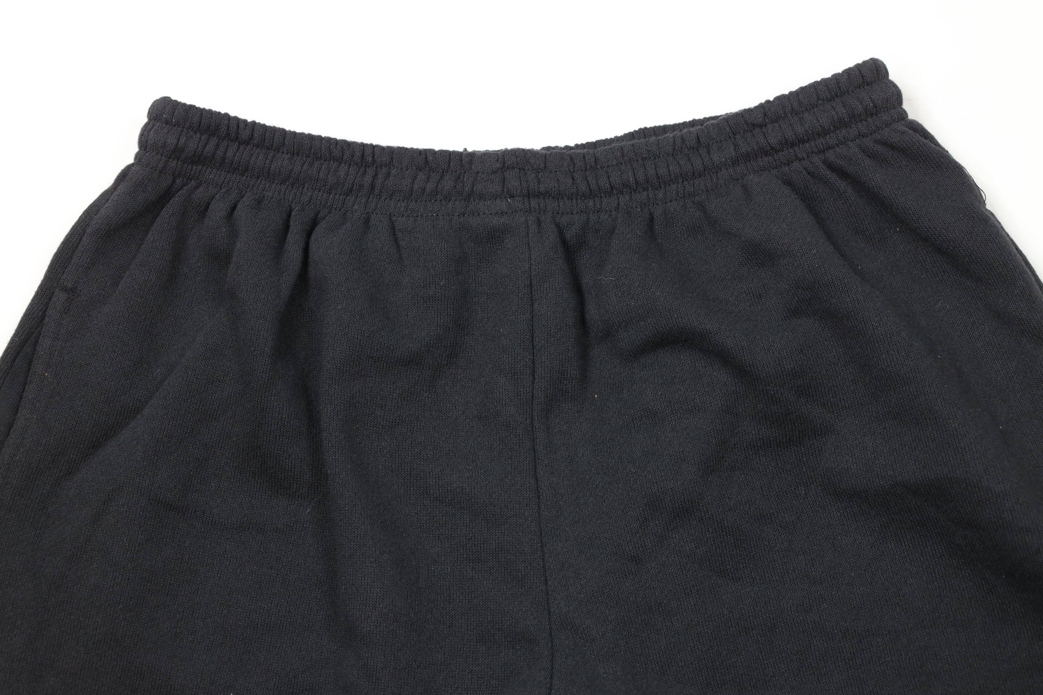 Vintage Vintage 90s Streetwear Knee Sweatpants Shorts Black USA Size US 34 / EU 50 - 2 Thumbnail
