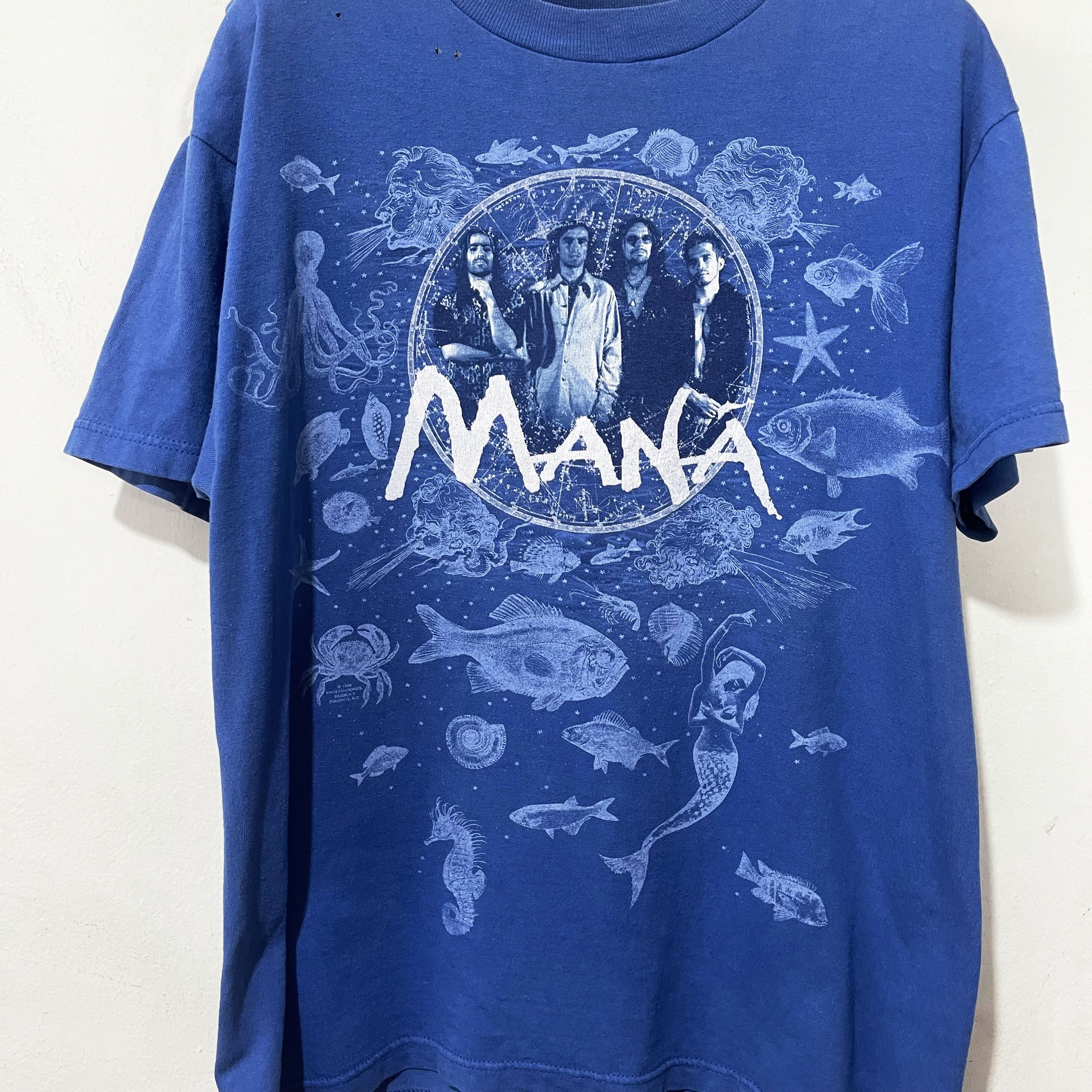 Band Tees Vintage 90s-2000s Maná Band T-Shirt Size US M / EU 48-50 / 2 - 2 Thumbnail