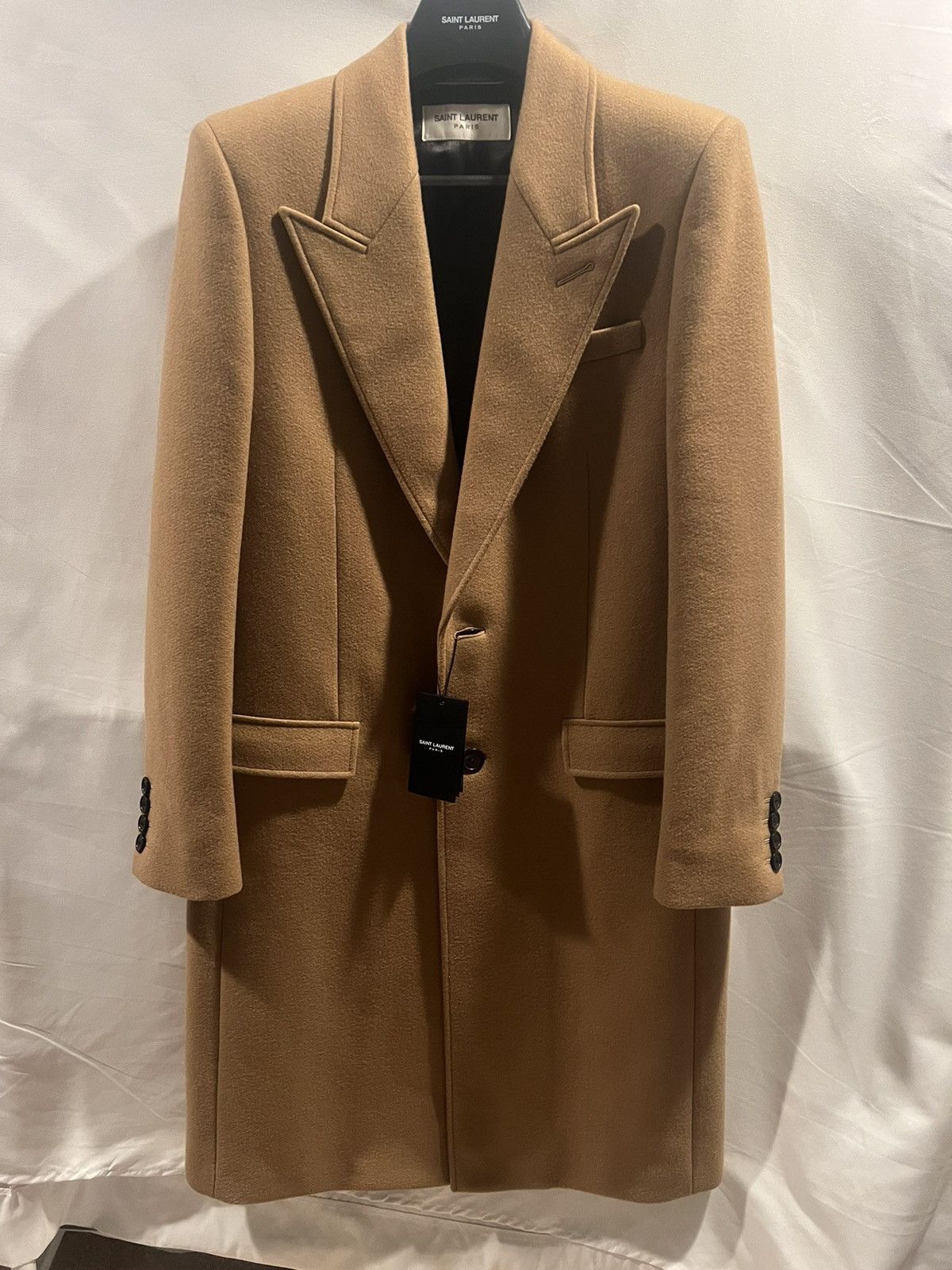 Saint Laurent Paris Saint Laurent men’s cashmere coat. 50/40. $3690 Size US M / EU 48-50 / 2 - 2 Thumbnail