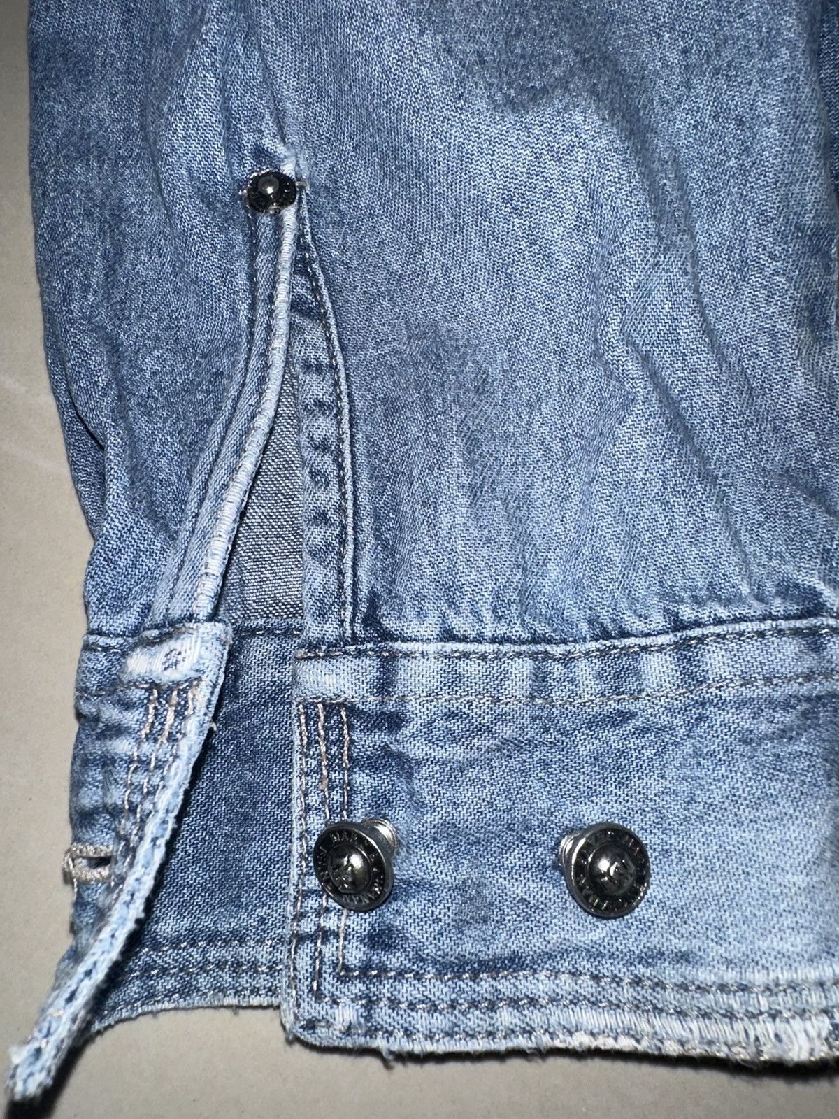 Marc Buchanan × Pelle Pelle × Vintage Vintage Denim Pelle Pelle jacket Size US L / EU 52-54 / 3 - 6 Thumbnail