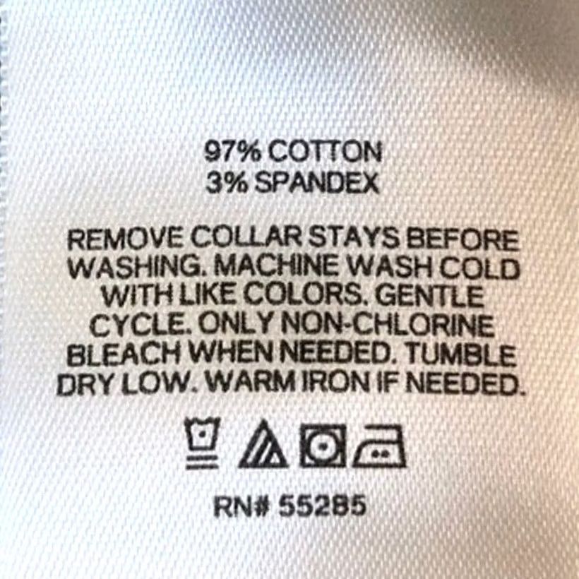 Express Express Mens Shirt White Black Geometric Slim Button-Down Stretch Small Size US S / EU 44-46 / 1 - 5 Thumbnail