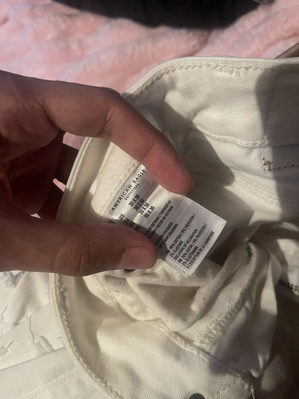 Other White stacked jeans Size US 30 / EU 46 - 4 Thumbnail