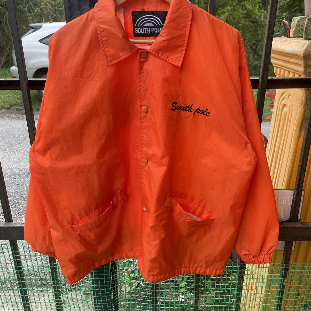 Vintage 🔥Vintage South Pole Big Logo Snap Buttons Coach Light Jacket Size US XL / EU 56 / 4 - 5 Thumbnail