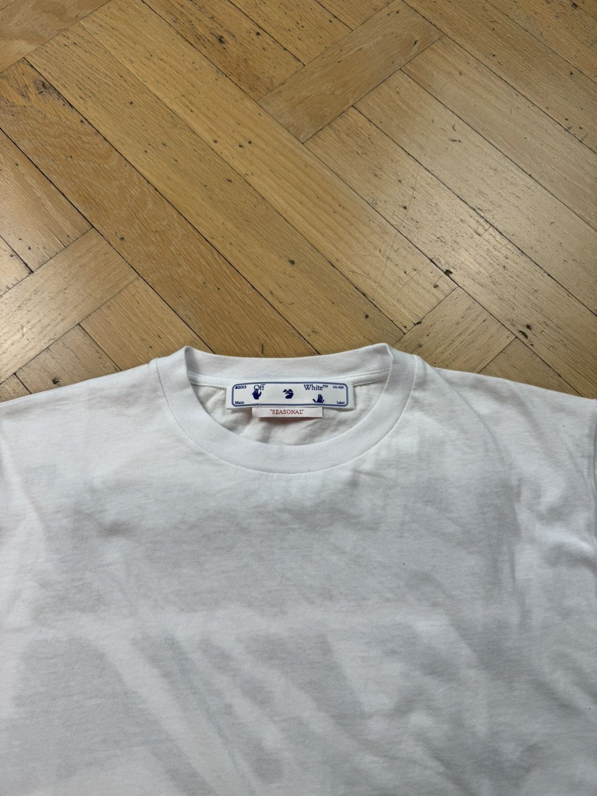 Off-White OFF-WHITE SCRIBBLE DIAG LOGO TEE Size US S / EU 44-46 / 1 - 9 Thumbnail