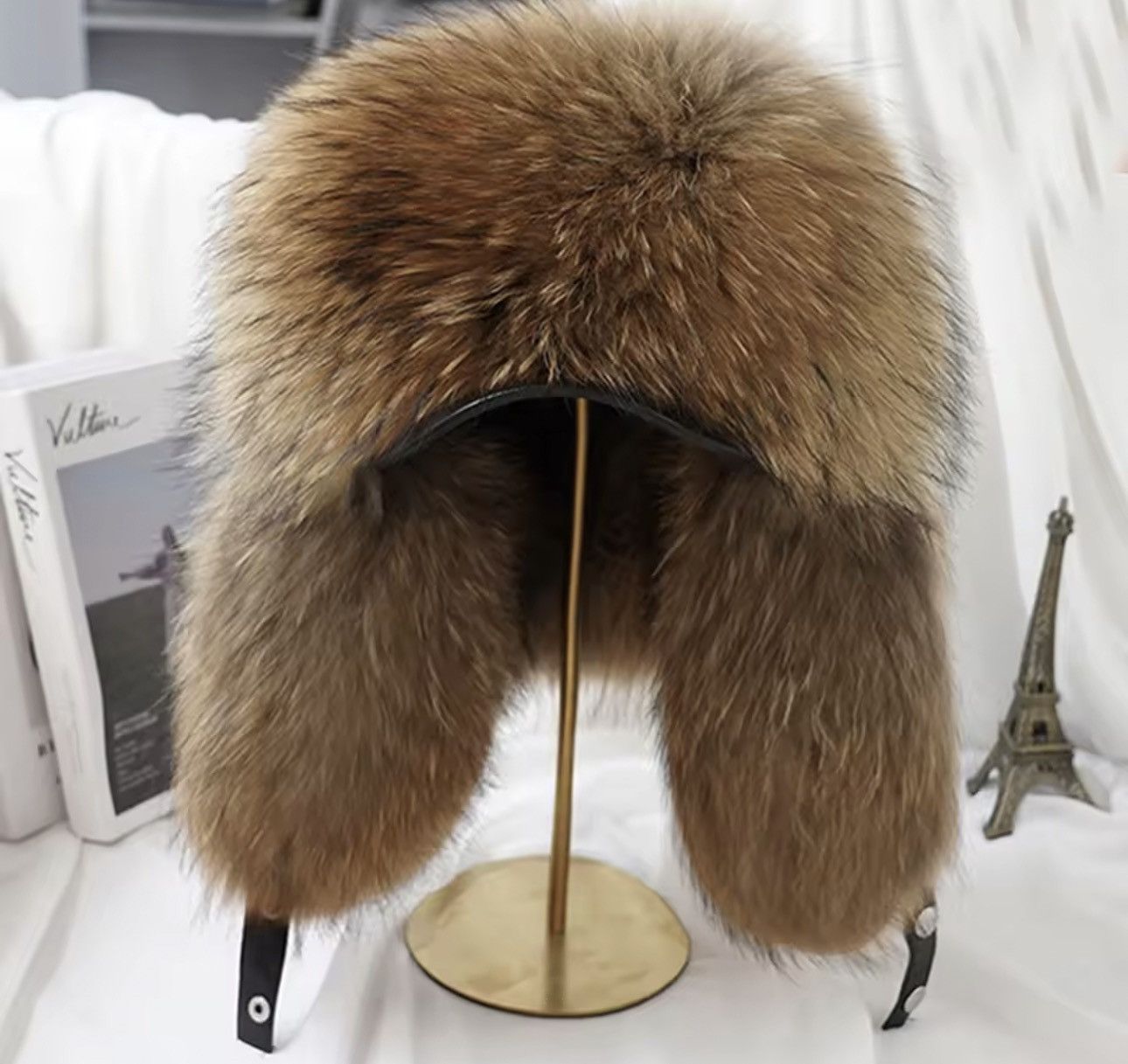 Other Real Fur Ushanka Winter Russian Hat Size M Size ONE SIZE - 1 Thumbnail