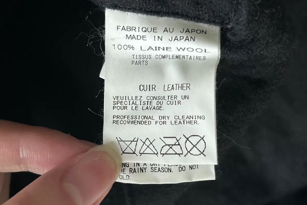 Yohji Yamamoto Yohji Yamamoto 12aw Leather Sleeve Belt Coat Size US L / EU 52-54 / 3 - 6 Thumbnail