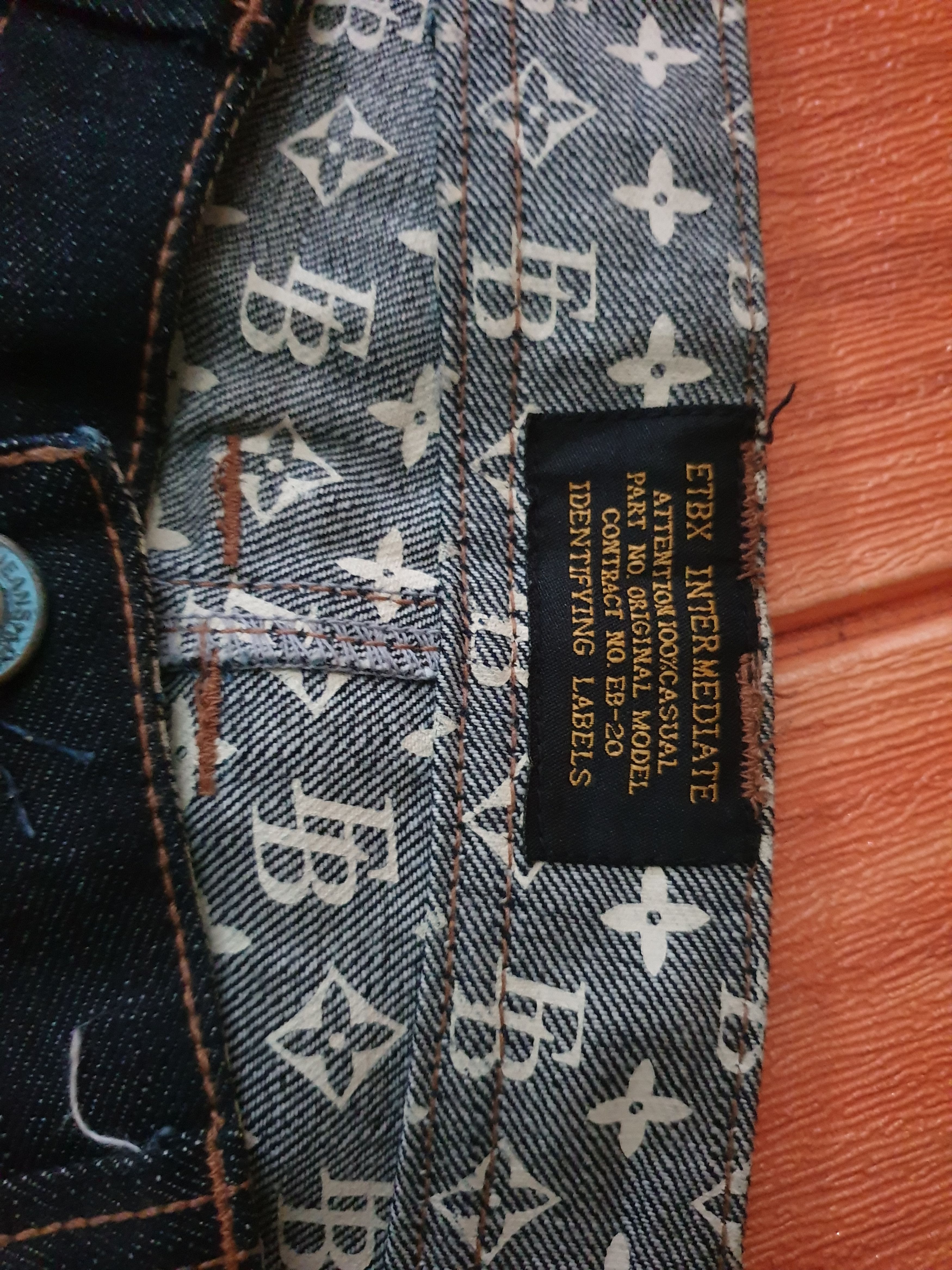 Japanese Brand 💥Etbx inspired blue colour denim pant Size US 34 / EU 50 - 2 Thumbnail