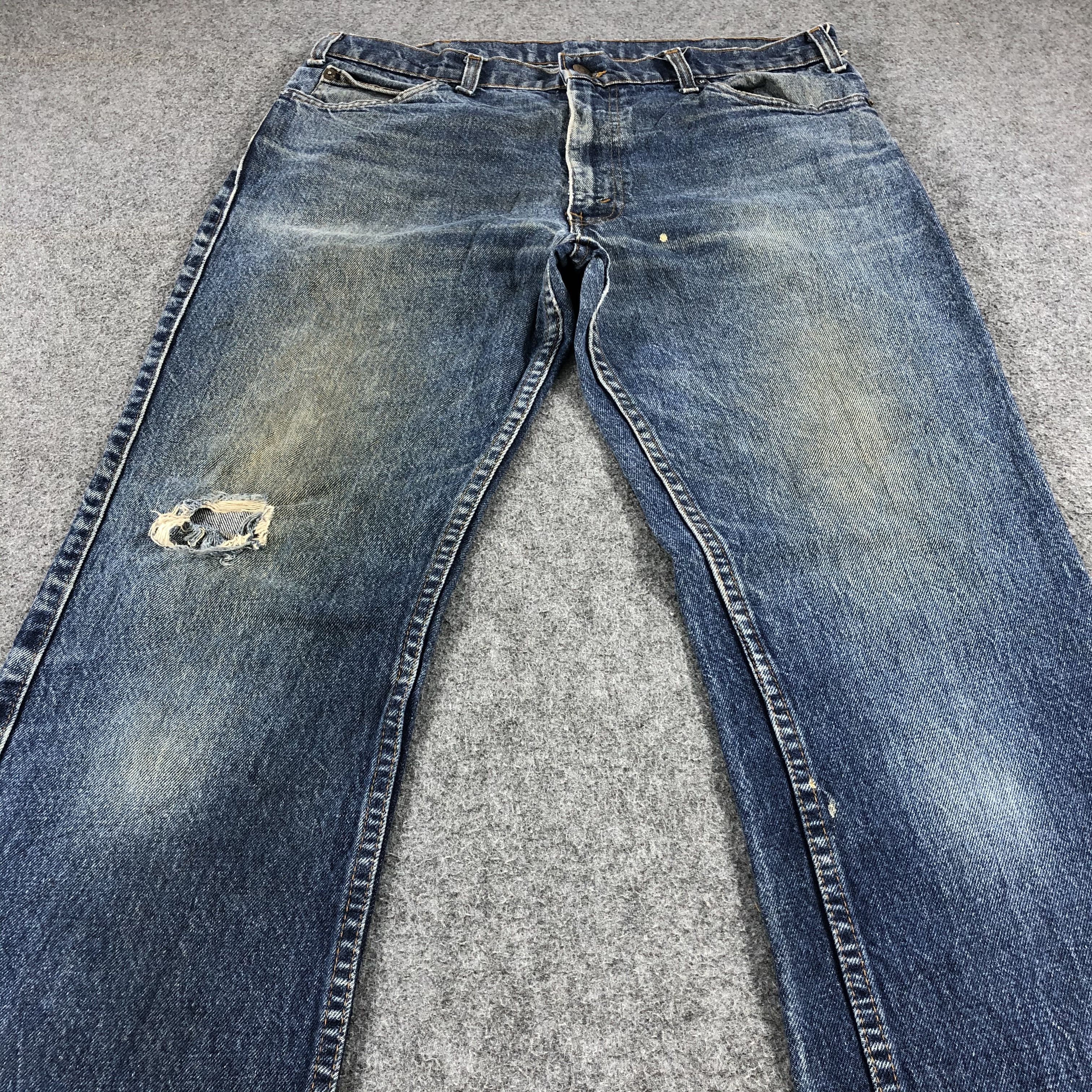 Levi's Rusty Levis Vintage Jeans Distressed Denim-J993 Size US 36 / EU 52 - 3 Thumbnail