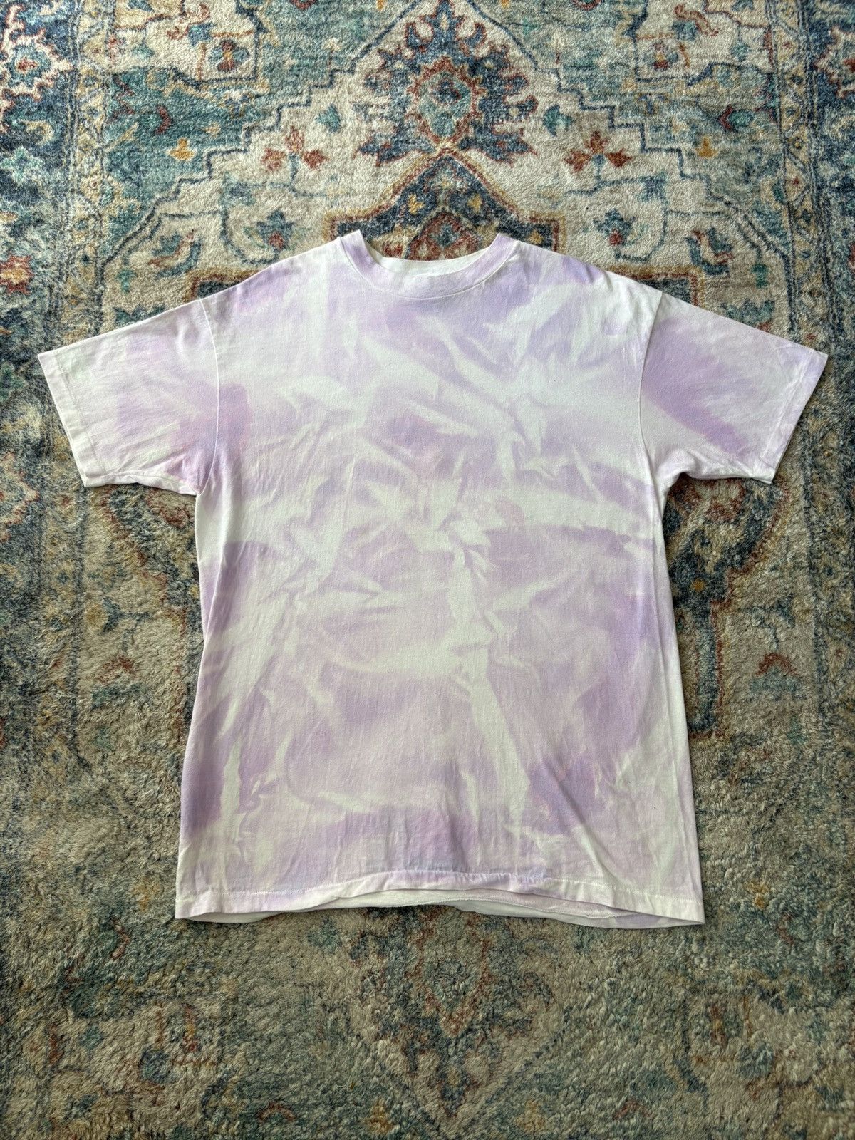 Vintage Vintage White Pink Tye-Dye T-shirt Size XL Size US XL / EU 56 / 4 - 1 Thumbnail